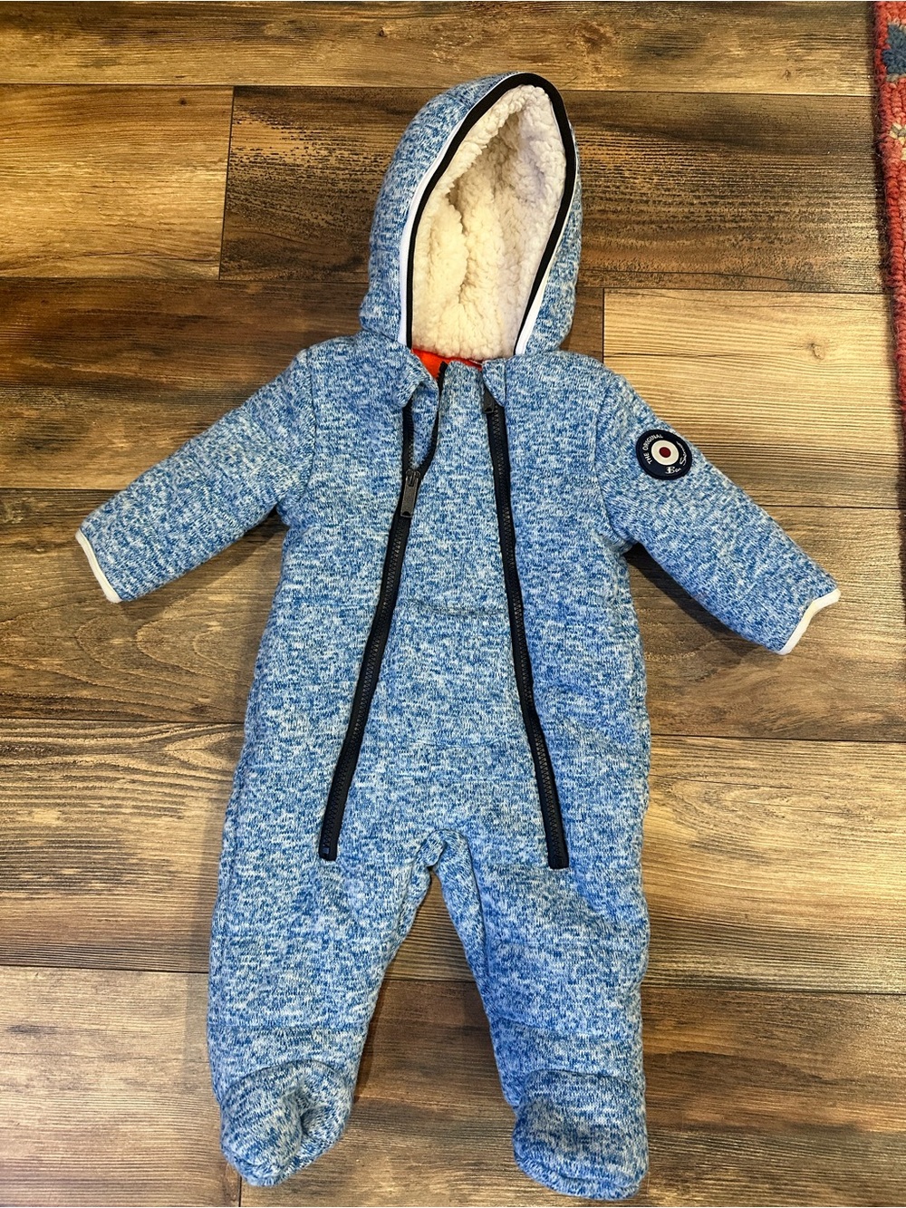 Infant Baby 3-6 months Ben Sherman snowsuit Blue